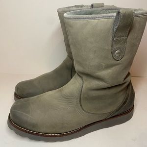 Ugg Australia Agua Australia Boots Sz 10 Gray 1001594 Stoneman Vibram Waterproof